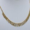18 karat solid gold charm necklace