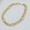 18k Italian gold link bracelet