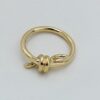 18k gold love knot ring