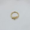 18k gold love knot ring