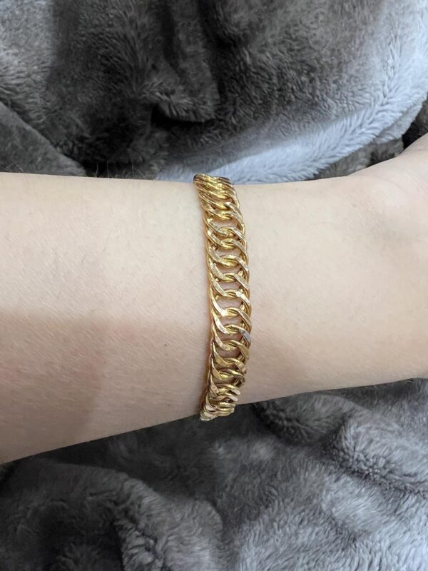 21k solid gold bracelet