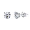 6mm-Moissanite-Sterling-Silver-Stud -Earrings-0