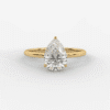 pear lab diamond engagement ring