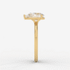 pear lab diamond engagement ring