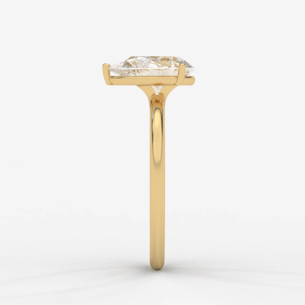 pear lab diamond engagement ring