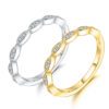 moissanite half eternity band