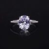 oval solitaire engagement ring Canada
