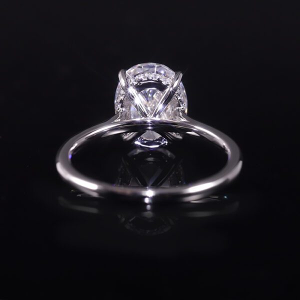 oval solitaire engagement ring Canada