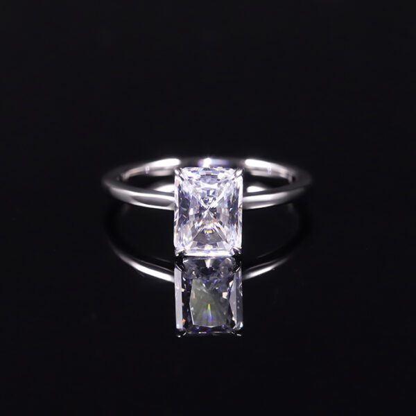 cushion solitaire ring