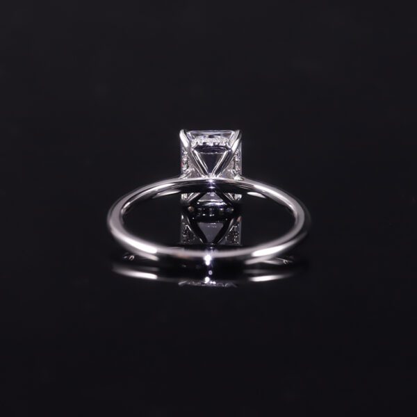 cushion solitaire ring