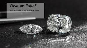 real vs fake moissanite