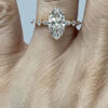2 Carat Marquise diamond ring