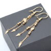 18K-Solid-Gold-Tassel-Drop-Earrings