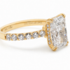 3 ct radiant lab diamond ring