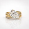 5 carat pear diamond ring