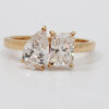 Toi et Moi lab diamond ring