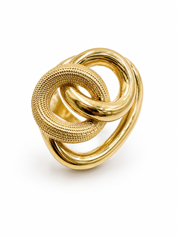 Infinity-Knot-18K-Gold-Statement-Ring