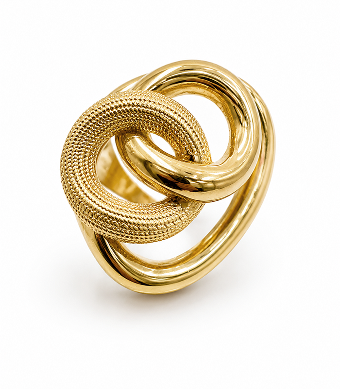 Infinity-Knot-18K-Gold-Statement-Ring