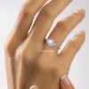 lab-diamond-Round-ring-with-side-stones