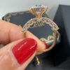 3 carat round diamond ring