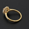 round-halo-engagement-ring-with-pavé-band
