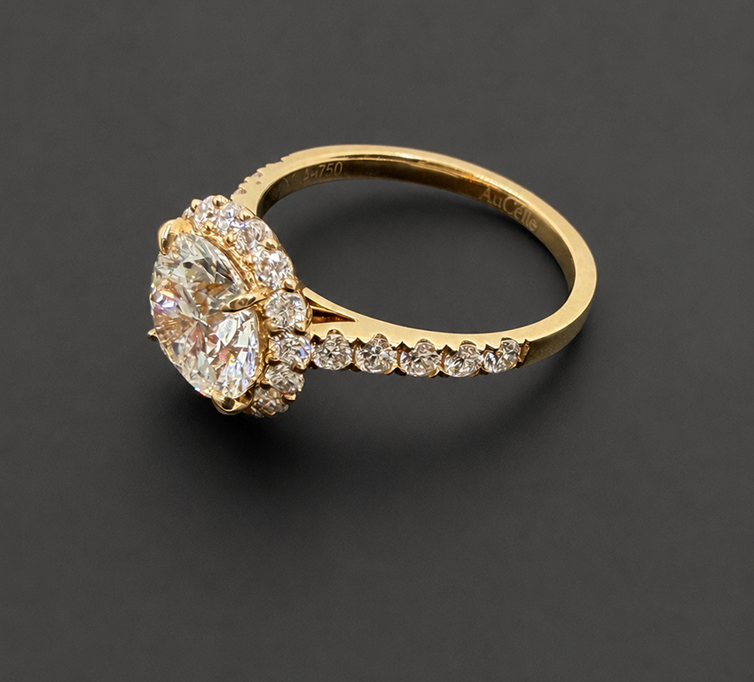 round-halo-engagement-ring-with-pavé-band-07