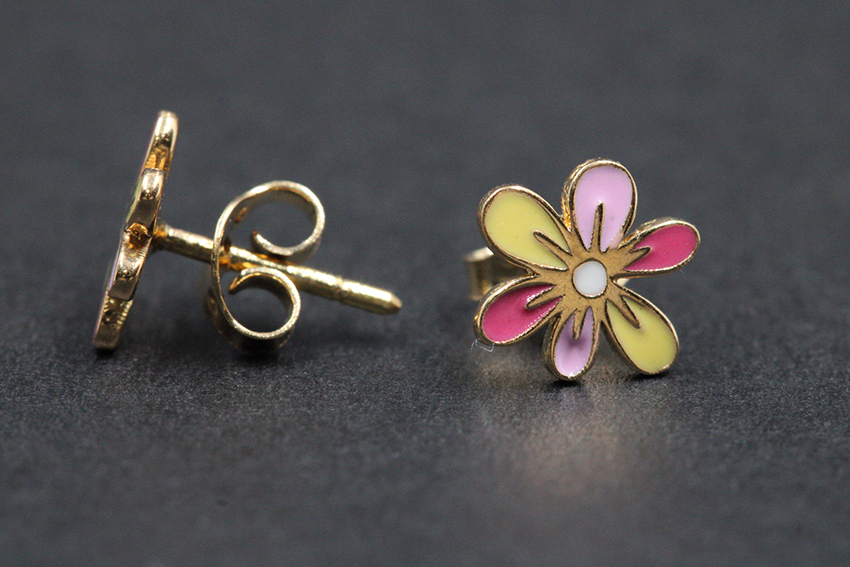 18K-Gold-Enamel-Flower-Earrings-03