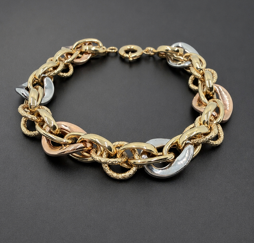 18K-gold-tricolor-links-bracelet-02