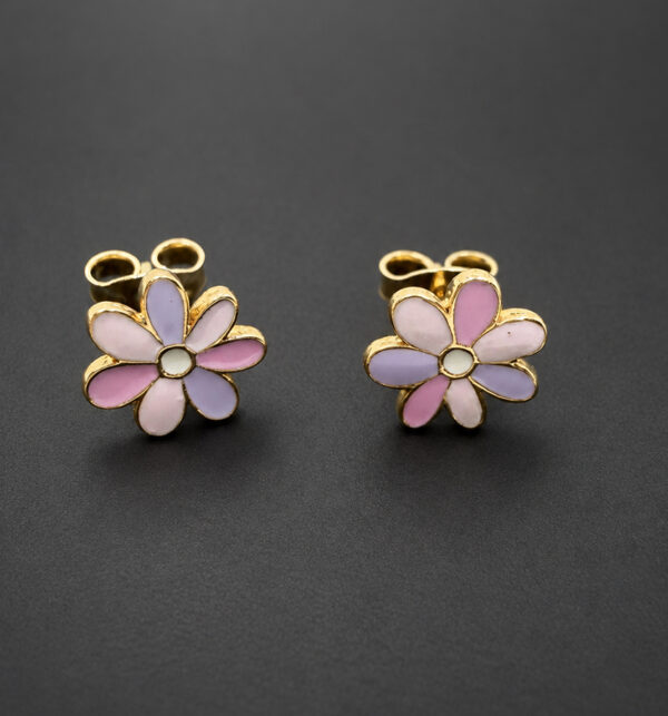 18k-gold-enamel-girl-earrings-0