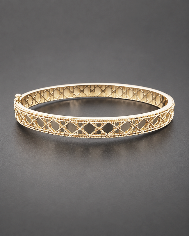 My-Dior-Bracelet-000 18K Gold Designer-Inspired Bangle
