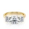 round-lab-diamond-three-stone-engagement-ring-18k-yellow-gold